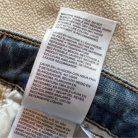 Levi's 721 Ripped High Rise Skinny Jeans W26 L30 - Picture 14 of 16